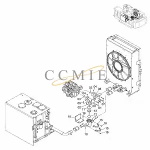4433091 valve HITACHI EX1200-6 HYDRAULIC EXCAVATOR spare parts