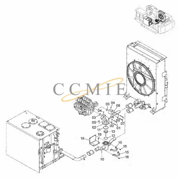 4433091 valve HITACHI EX1200-6 HYDRAULIC EXCAVATOR spare parts