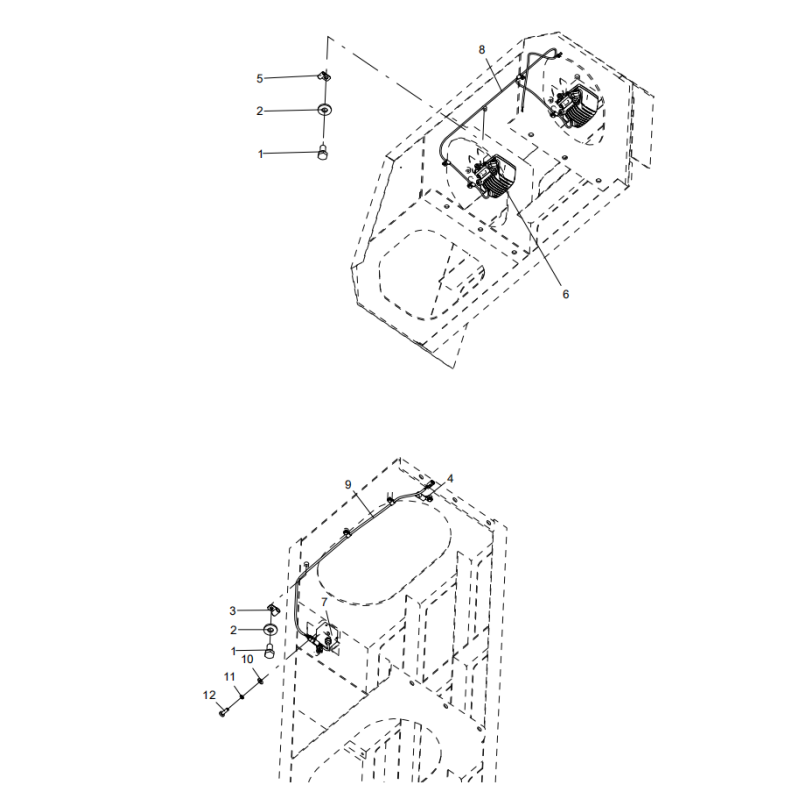 318304919 right trunking architecure electric XCMG XE2000 excavator spare parts