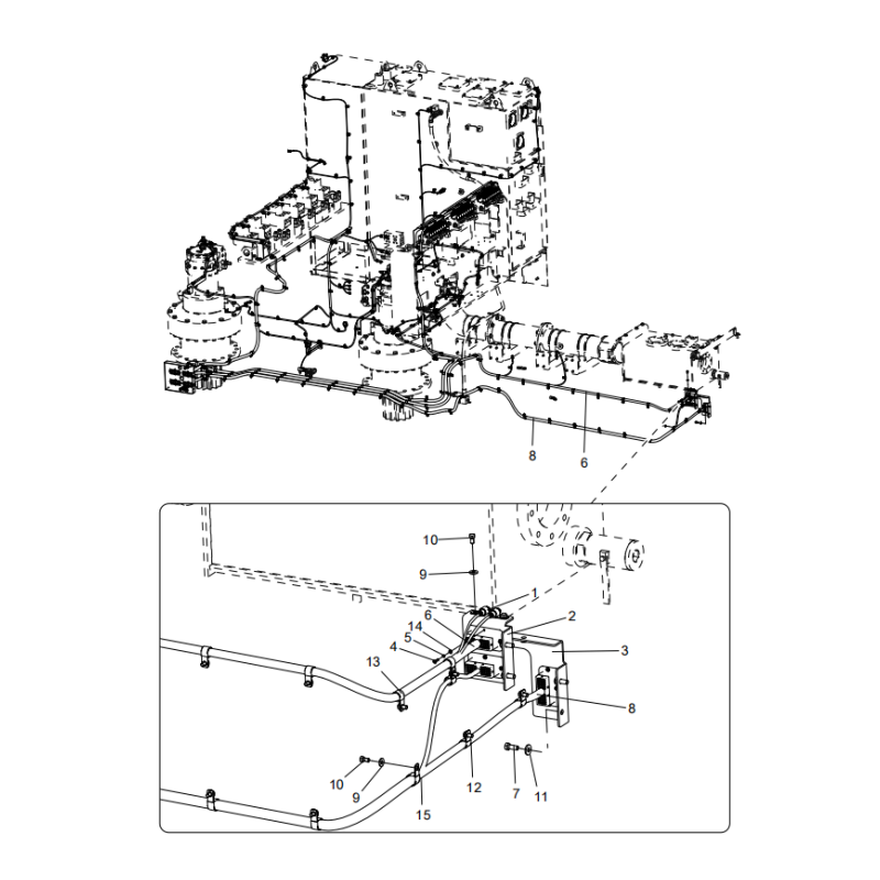 3318308011 electric turntable XCMG XE2000 excavator spare parts（1）