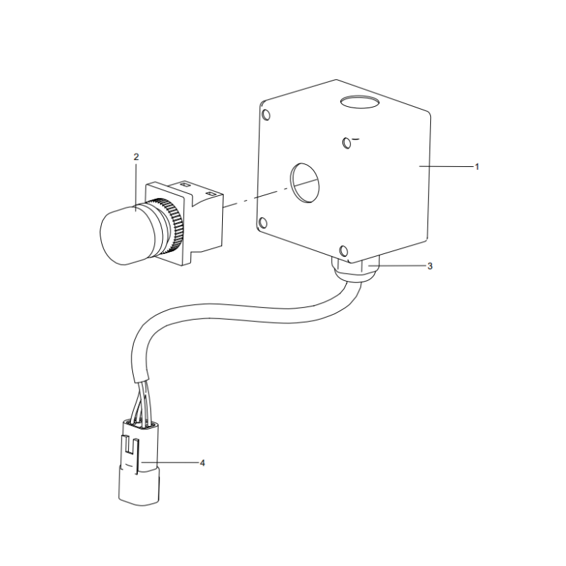 316508011 button switch assembly XCMG XE2000 excavator spare parts