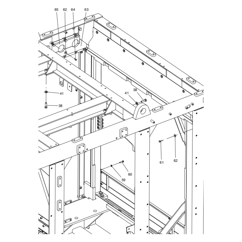 318306950 frame assembly xcmg xe2000 excavator spare parts