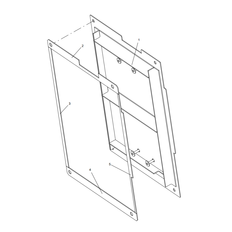 318302194 front right basic cover XCMG XE2000 excavator spare parts
