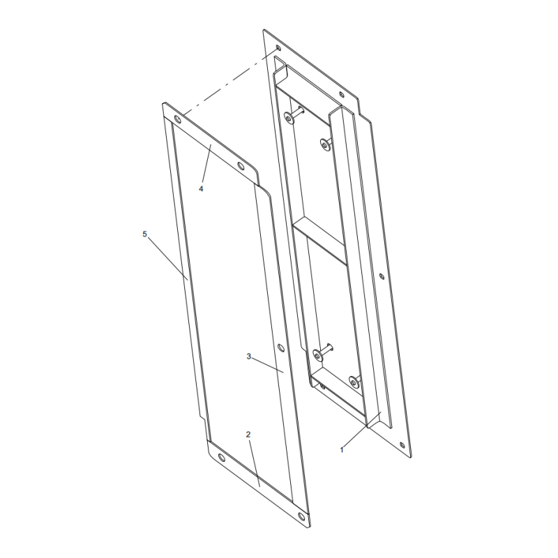 318302221 front right basic cover XCMG XE2000 excavator spare parts