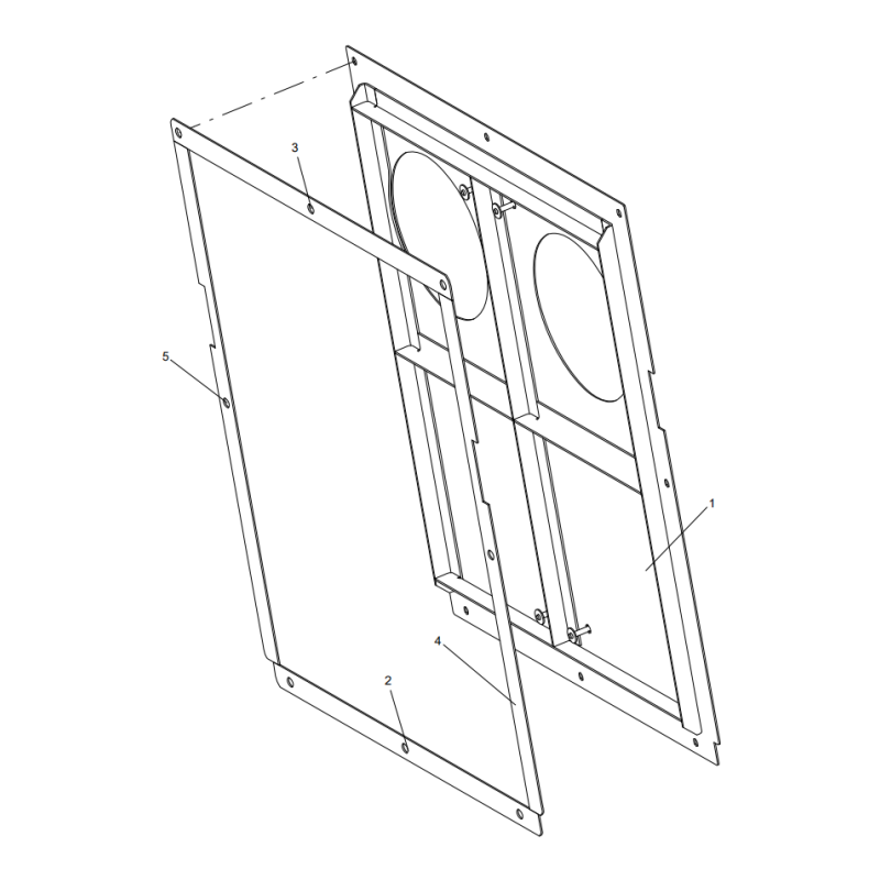 318302259 middle cover plate XCMG XE2000 excavator spare parts