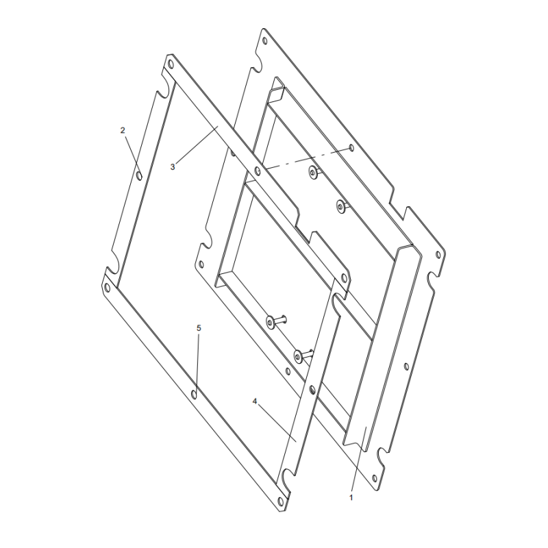 318302315 left cover plate assembly XCMG XE2000 excavator spare parts