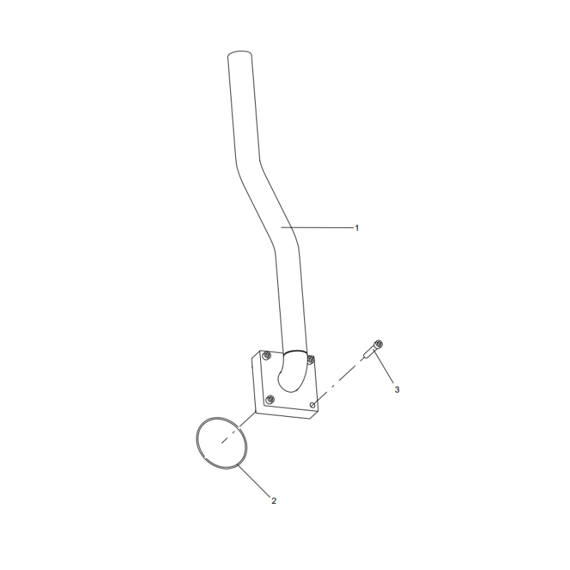 318307596 steel pipe assembly XCMG XE2000 excavator spare parts
