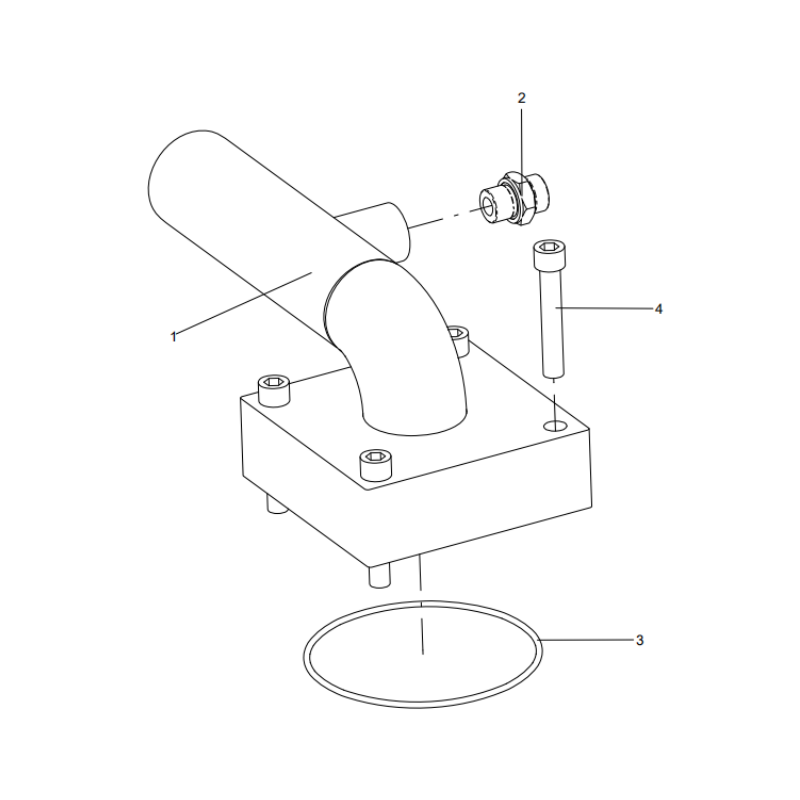 318307604 steel pipe assembly XCMG XE2000 excavator spare parts