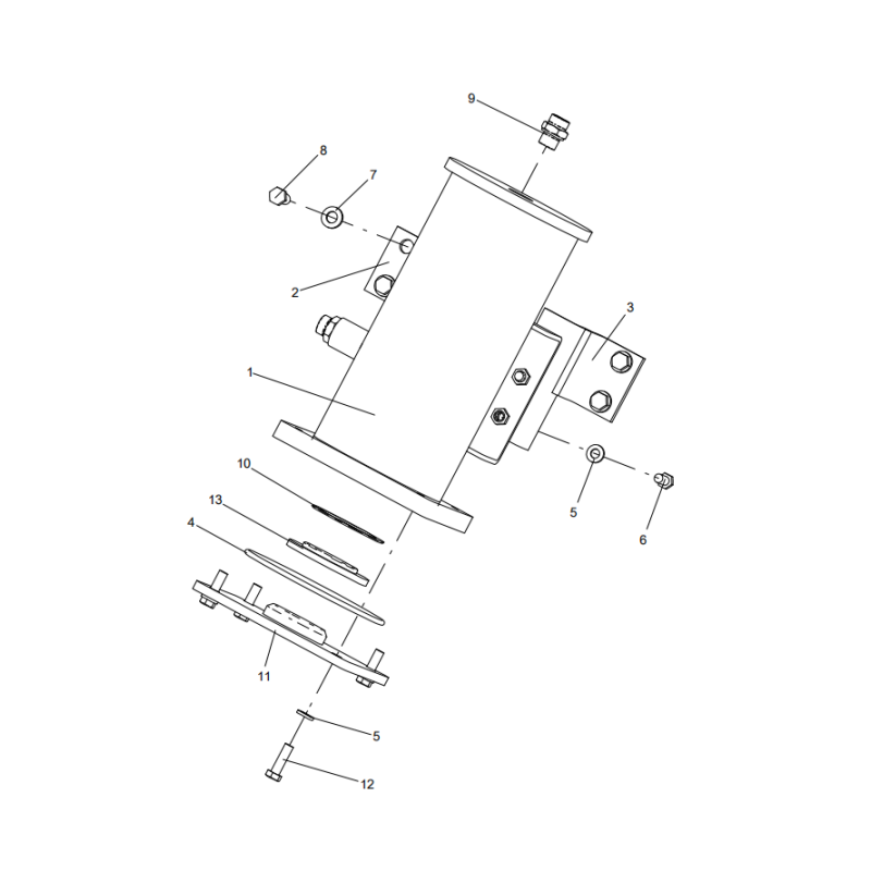 318307593 filter weld component XCMG XE2000 excavator spare parts