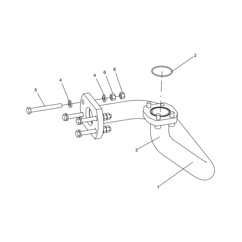 318307578 welded steel pipe XCMG XE2000 excavator spare parts