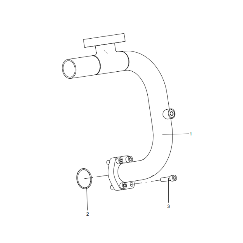 318307613 welded steel pipe XCMG XE2000 excavator spare parts