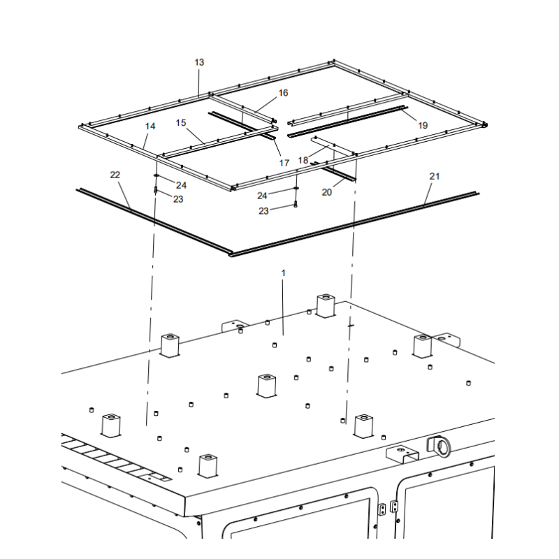 318307195 driver‘s cab housing xcmg xe2000 excavator spare parts