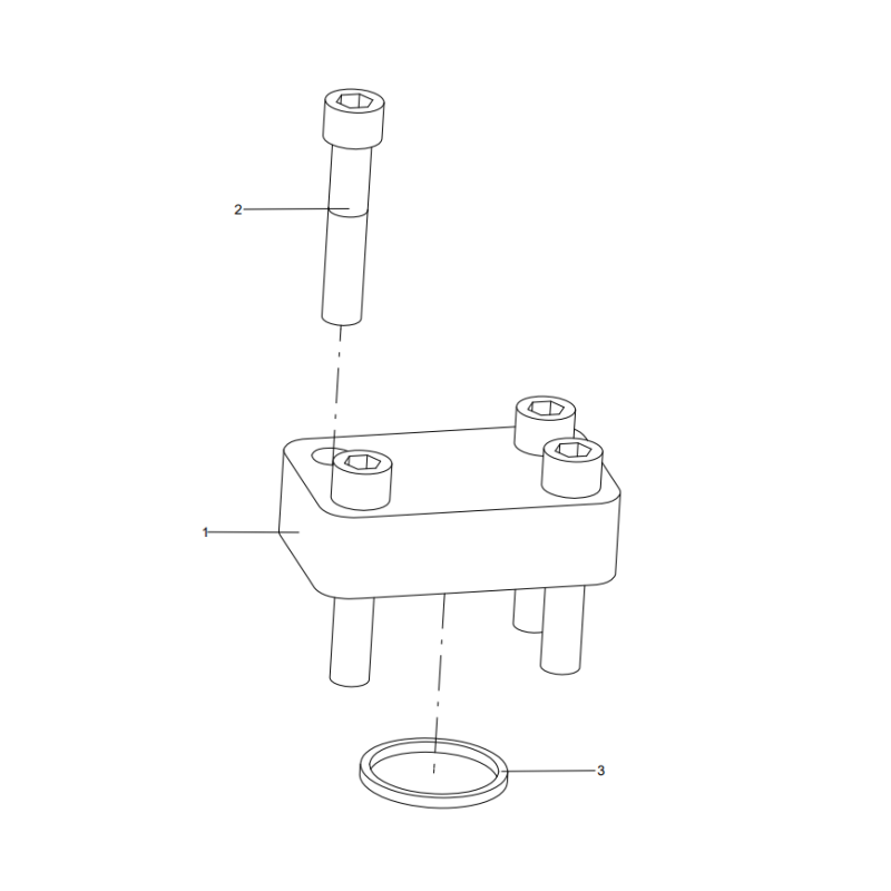 318810931 flange blocking plate XCMG XE2000 excavator spare parts