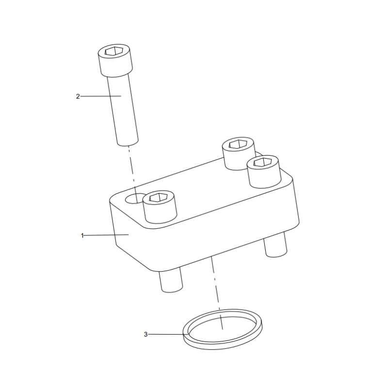 318810946 flange blocking plate XCMG XE2000 excavator spare parts