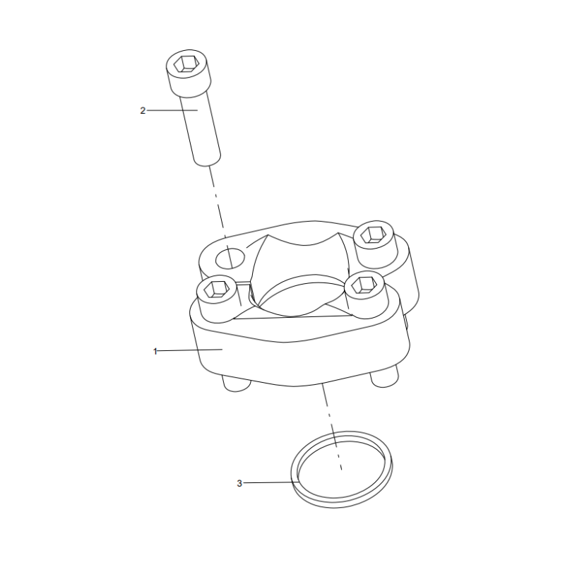 318811347 flange assembly XCMG XE2000 excavator spare parts