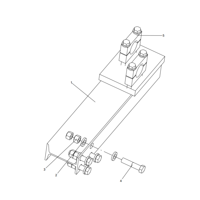318307500 bracket XCMG XE2000 excavator spare parts