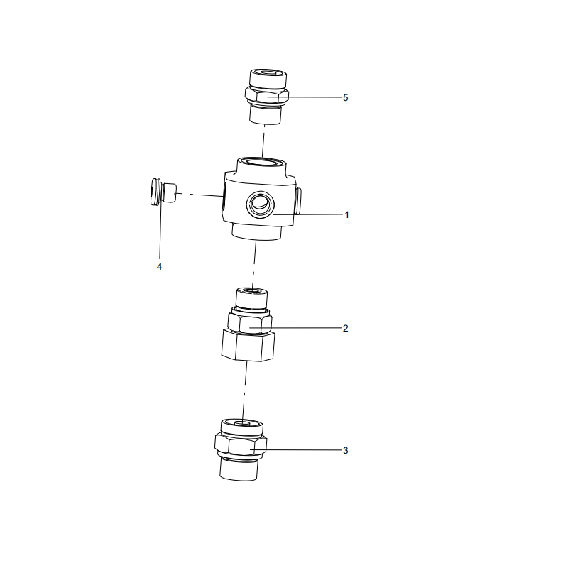 318307819 connector assembly XCMG XE2000 excavator spare parts