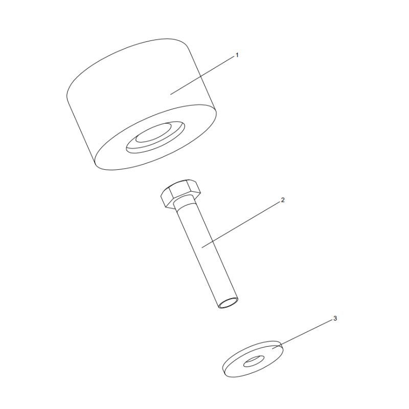 318305509 anti-collision ball XCMG XE2000 excavator spare parts