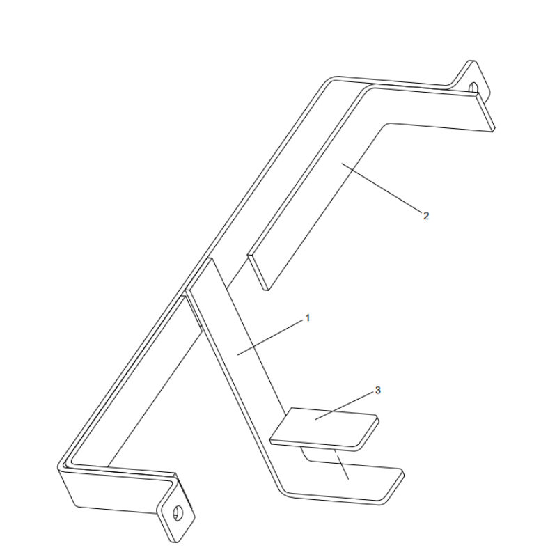 318305370 mounting support XCMG XE2000 excavator spare parts