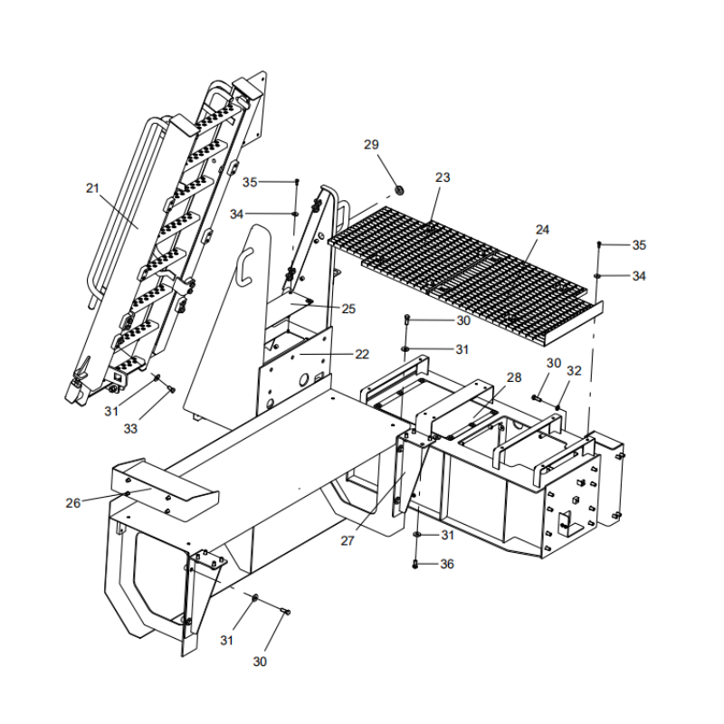 318306909 channel assembly xcmg xe2000 excavator spare parts
