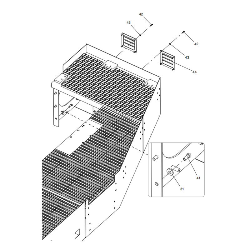 318306909 channel assembly xcmg xe2000 excavator spare parts