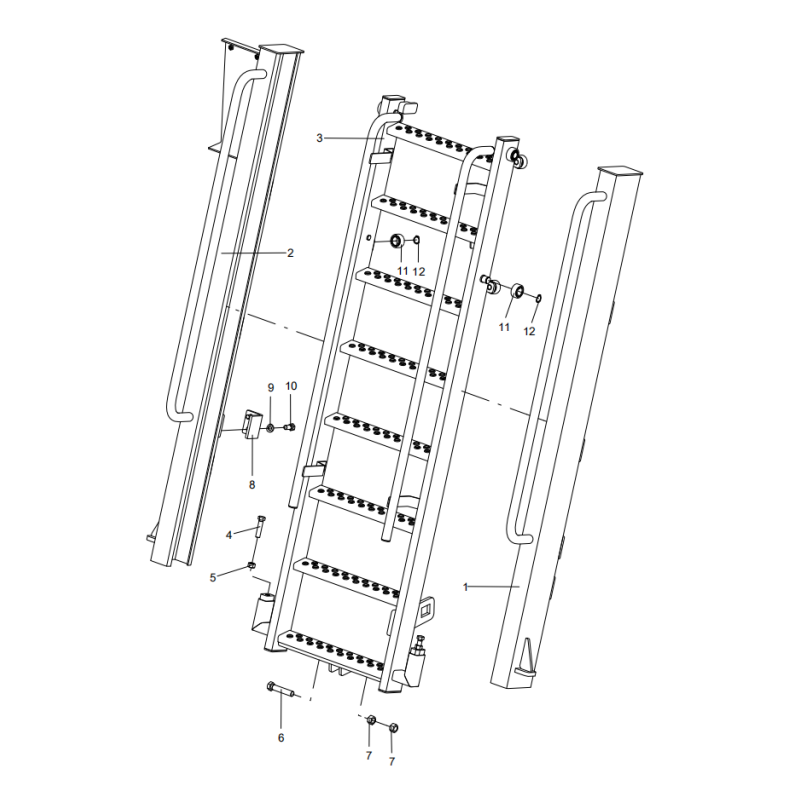 318303898 super structure ladder bracket assembly