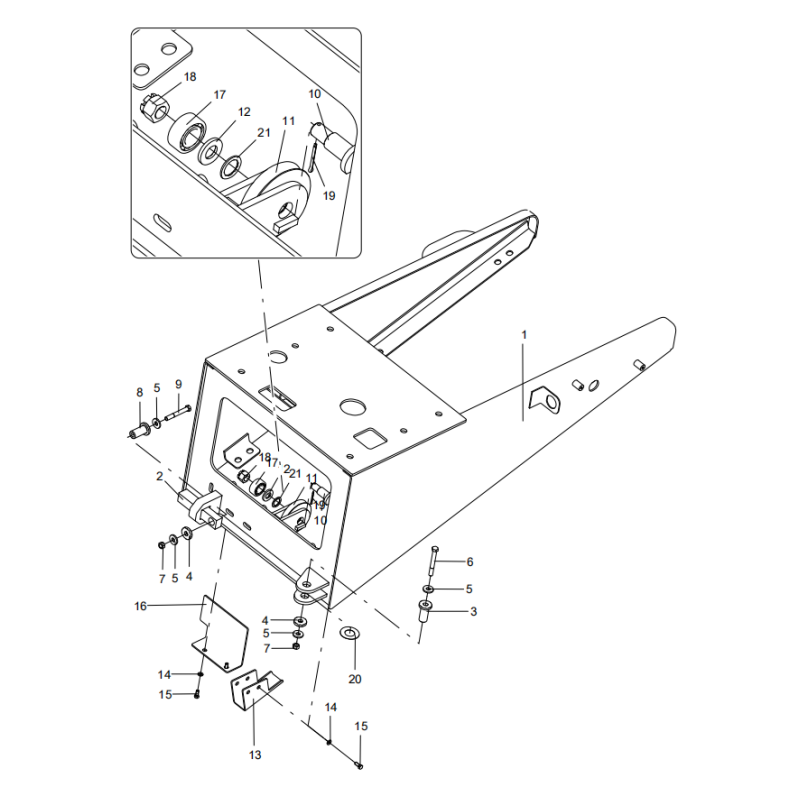 31318303898 super structure ladder bracket assembly xcmg xe2000 excavator spare parts