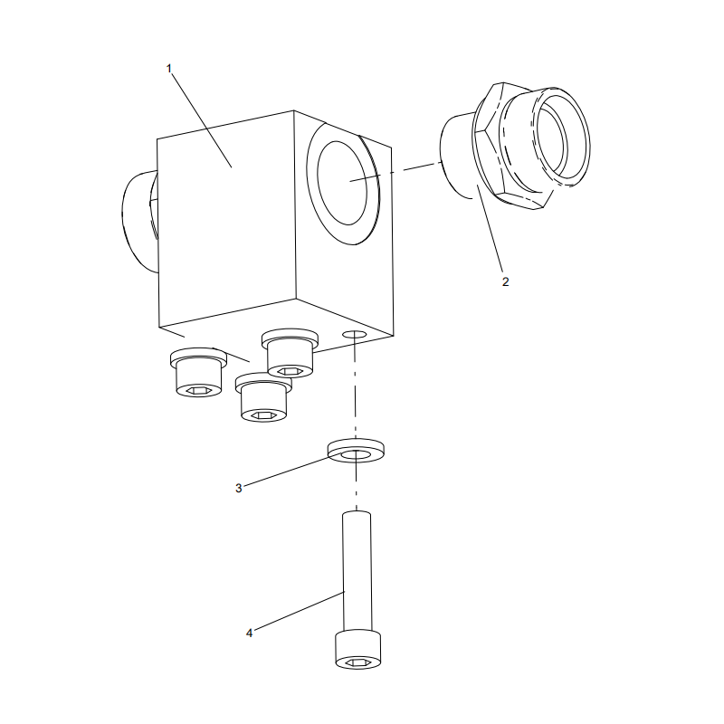 318307975 transition block assembly XCMG XE2000 excavator spare parts