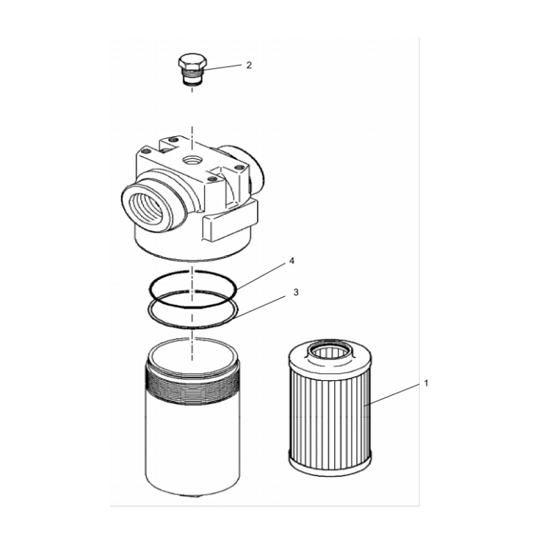 801139334 filter series XCMG XE2000 excavator spare parts