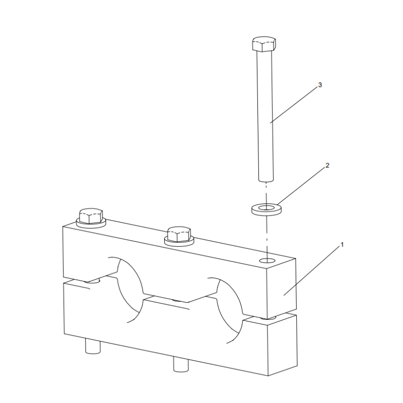 318300996 pipe clamp assembly