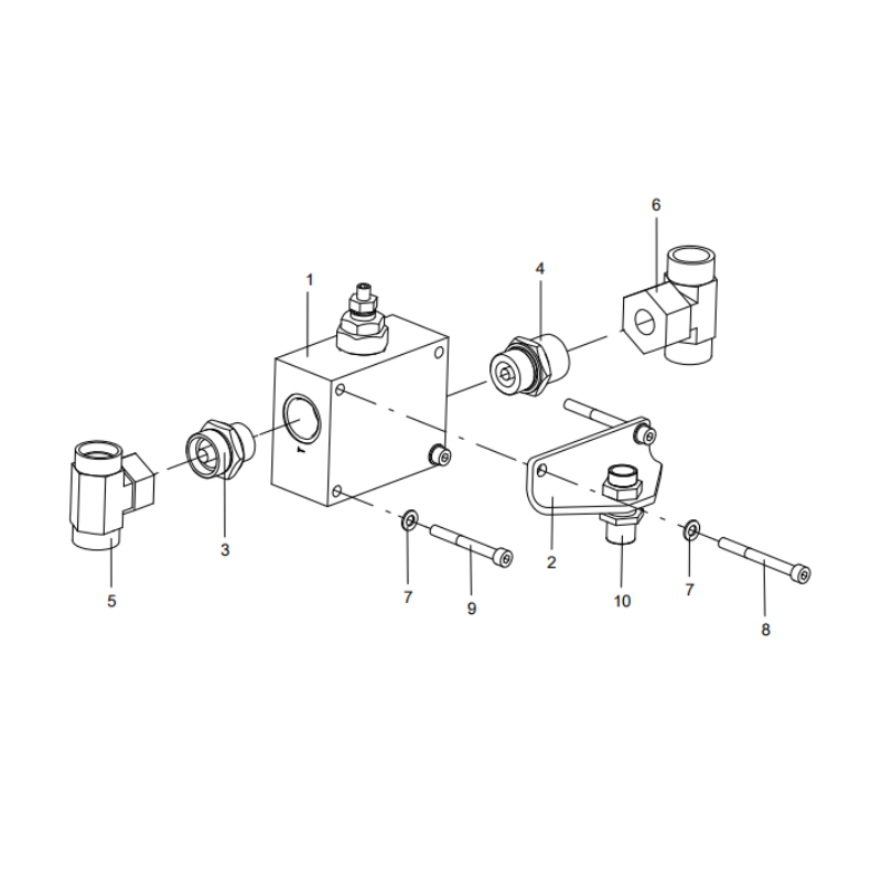 804414274 hose assembly xcmg xe2000 excavator spare parts