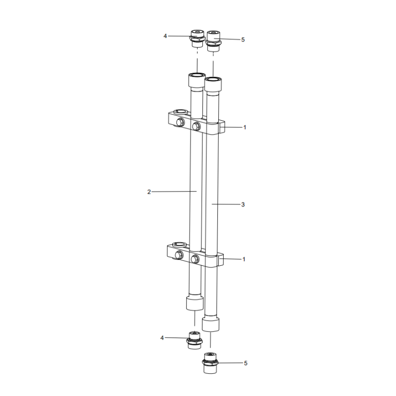 318307871 steel pipe assembly XCMG XE2000 excavator spare parts
