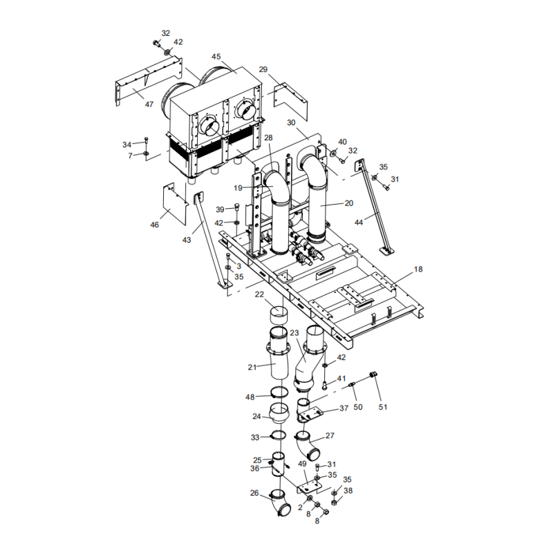 318302435 bracket xcmg xe2000 excavator spare parts