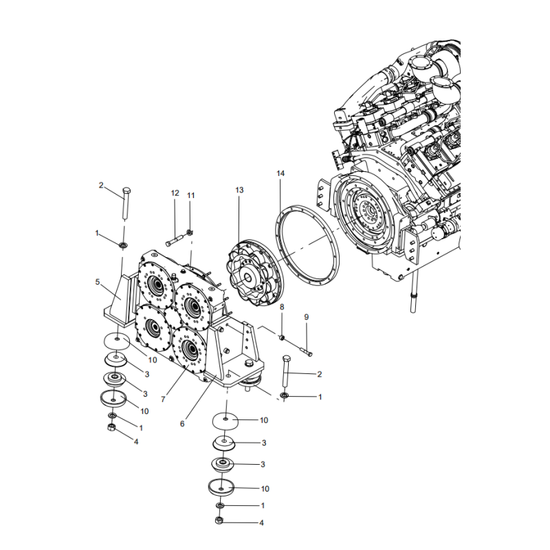 800162314 dust cup assembly xcmg xe2000 excavator spare parts