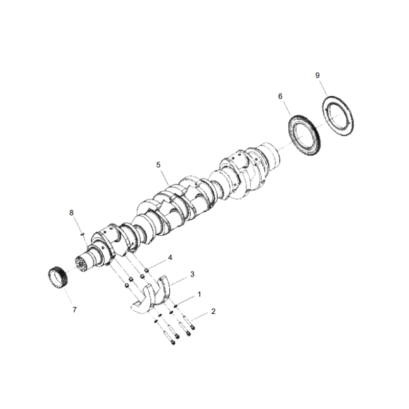 800166987 mat XCMG XE2000 excavator spare parts