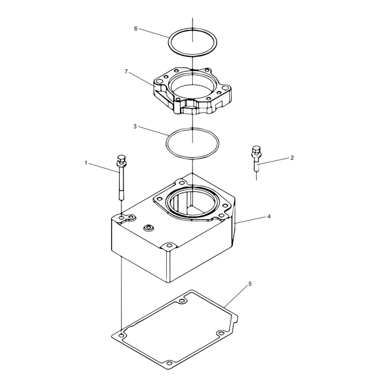 800169274 valve cover XCMG XE2000 excavator spare parts