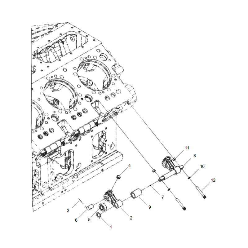 800169270 camshaft follower XCMG XE2000 excavator spare parts