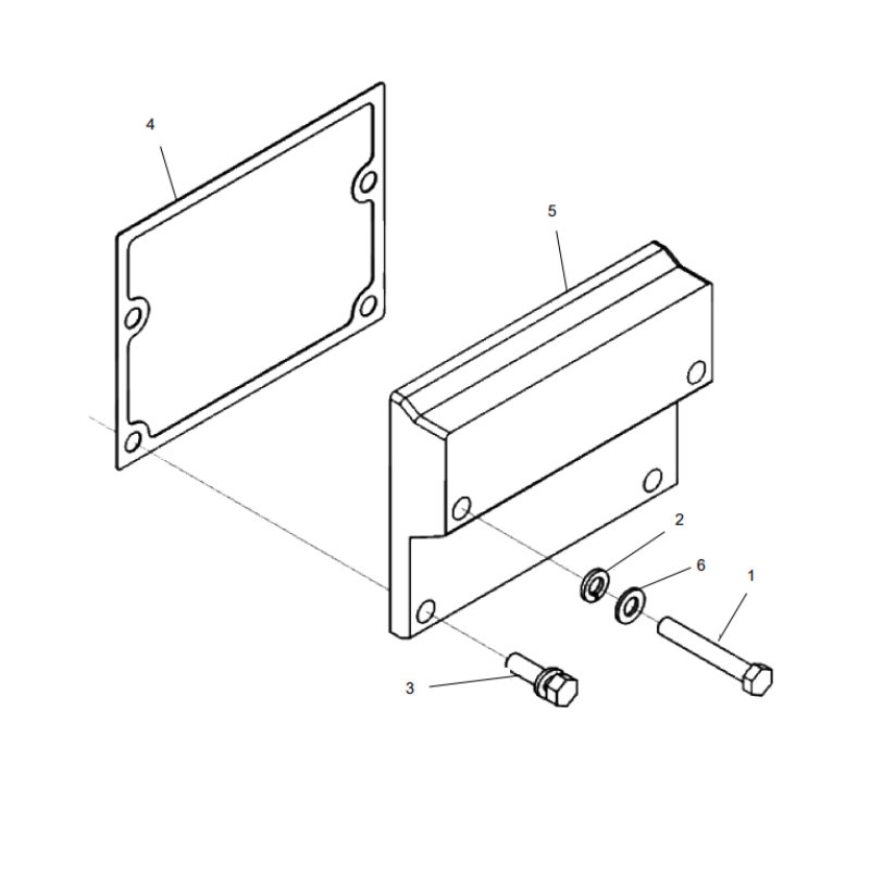 800169272 camshaft follower protecting cover XCMG XE2000 excavator spare parts