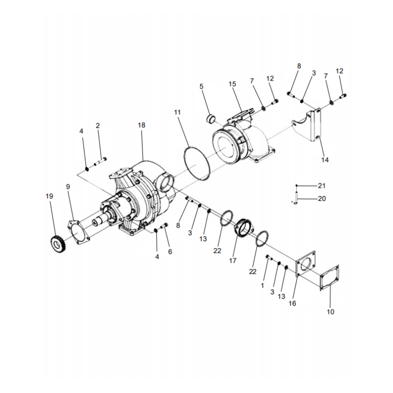 800169255 pump XCMG XE2000 excavator spare parts