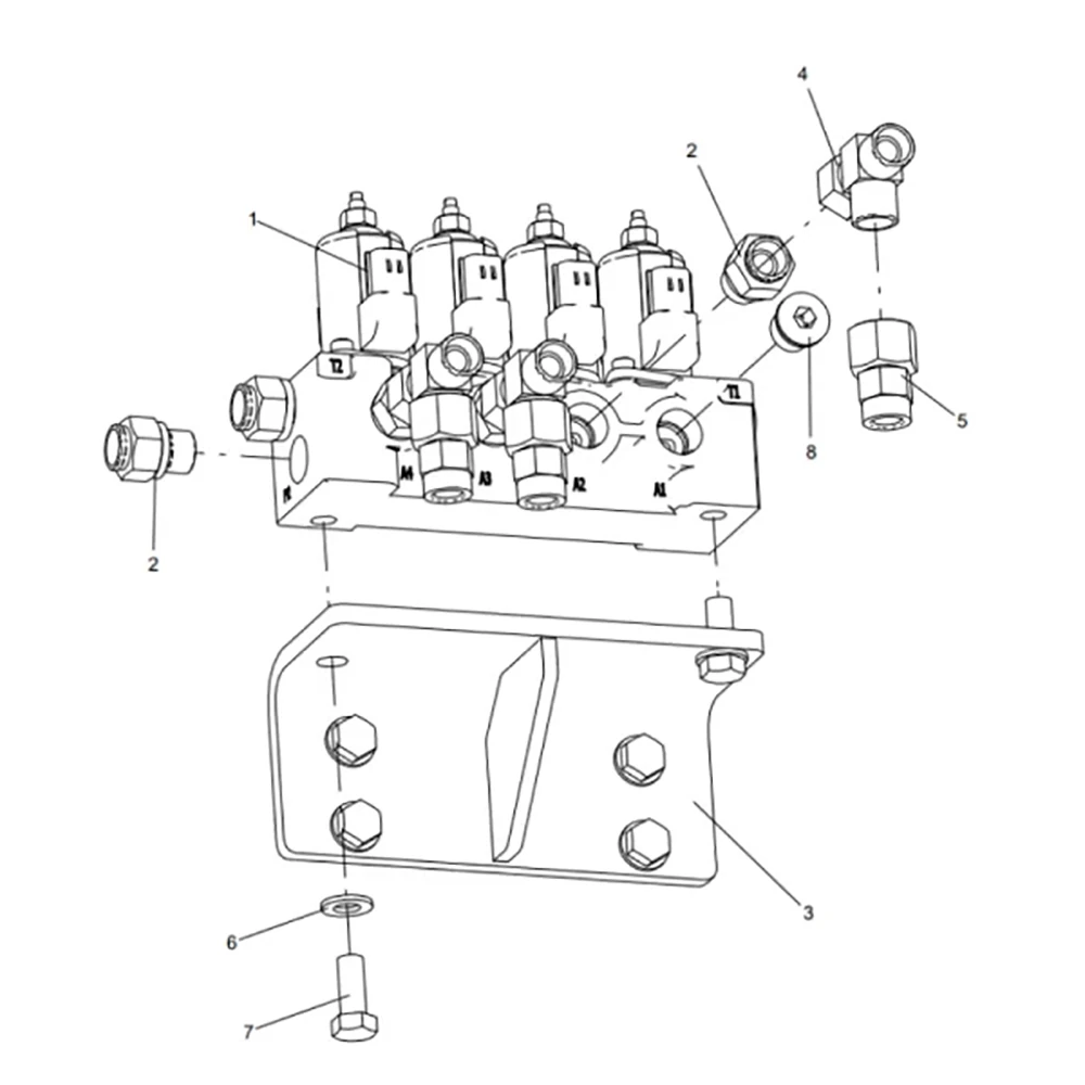 how can you enhance mining excavator performance dive into xcmg xe2000's quadruple solenoid (318307914)
