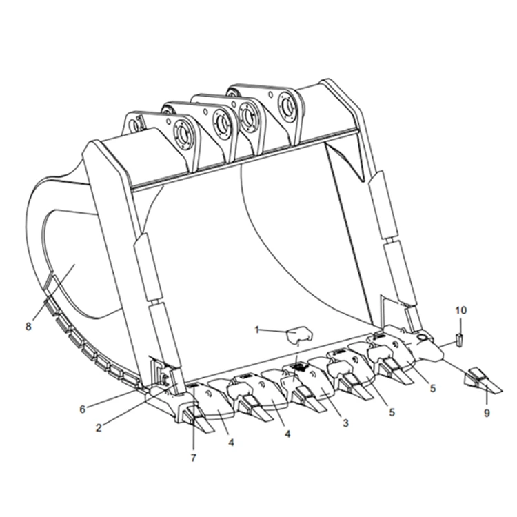 how to select efficient mining excavators spare parts a complete guide to xe2000 excavator bucket 318307308banner