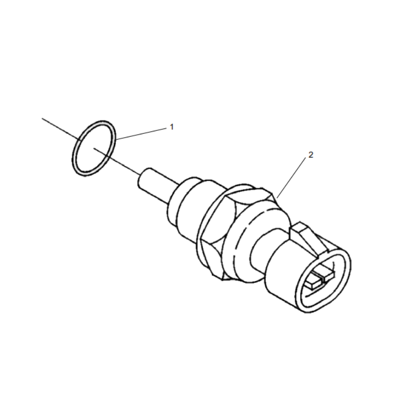 800169233 oiltemperature sensor position XCMG XE2000 excavator spare parts