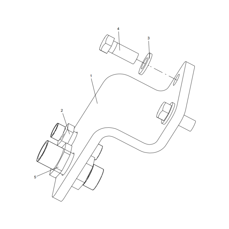 318300009 right supporting plate connector assembly XCMG XE2000 excavator spare parts