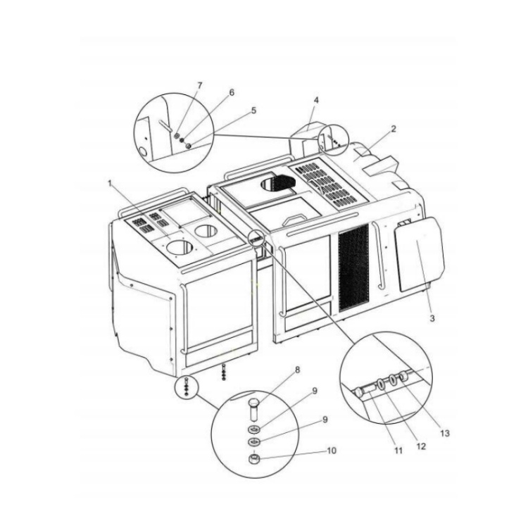 380904902 380904903 xcmg gr2605 motor grader lampshade