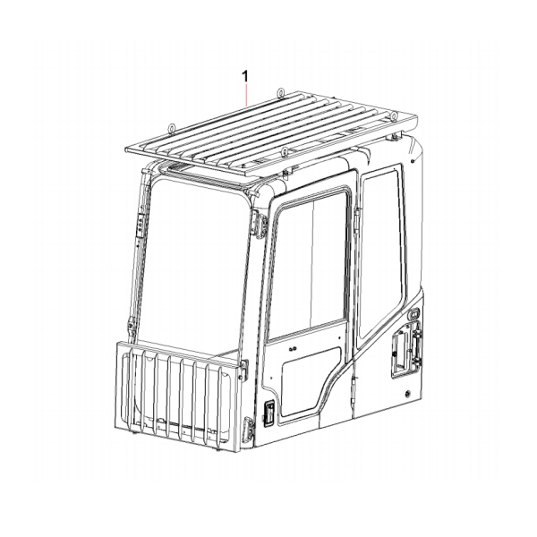 sany sy485c1 hydraulic excavator 13269885 cab assembly