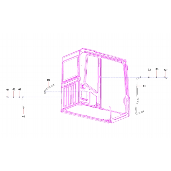 10138044 sany sy485c1 hydraulic excavator pedal
