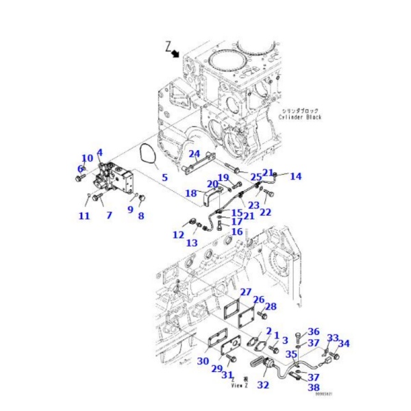 600 051 2080 clip komatsu bulldozer spare parts