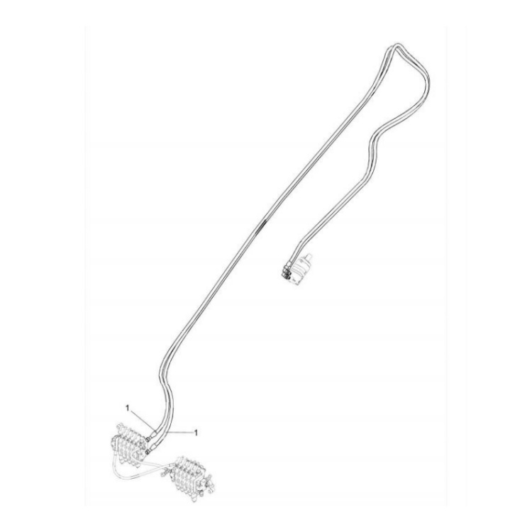 803430636 xcmg gr2605 motor grader hose assembly