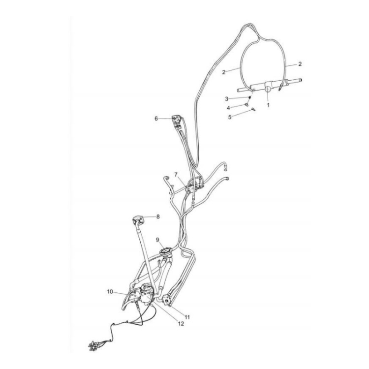 803087366 xcmg gr2605 motor grader front wheel steering cylinder