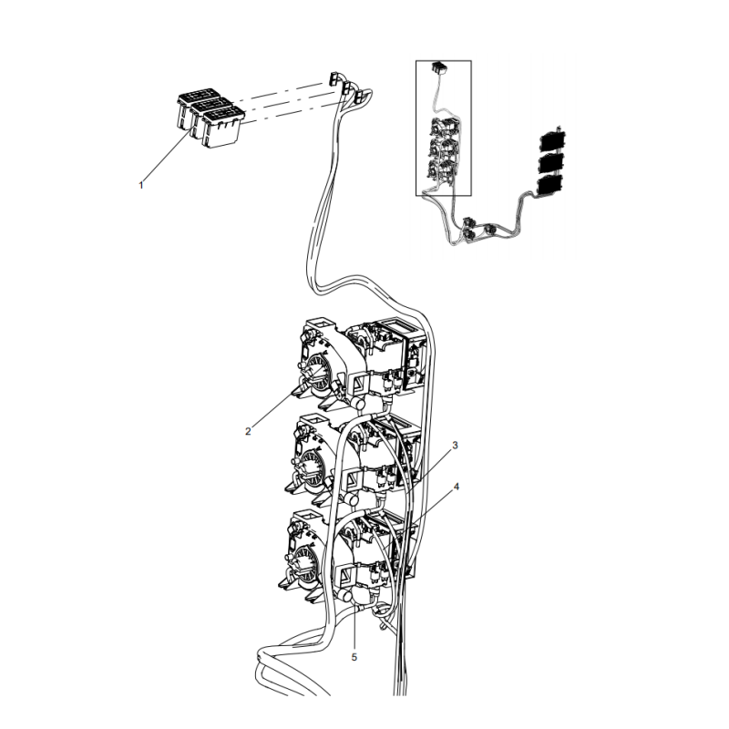 803595934 air conditioning system parts xcmg xe2000 excavator spare parts